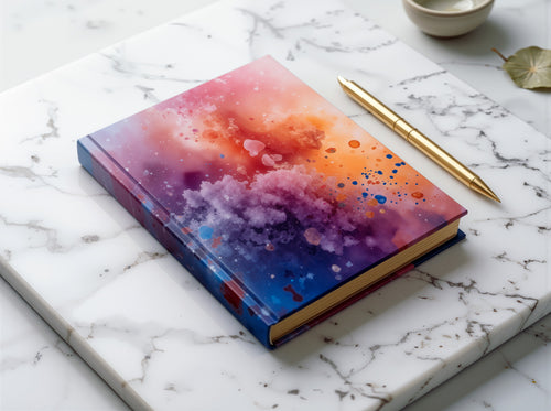 Chromatic Cloud hardcover art journal