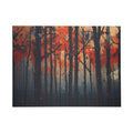EMBERLINE 500-piece burning forest art puzzle by Scattercrate — ember-orange moody forest jigsaw gift