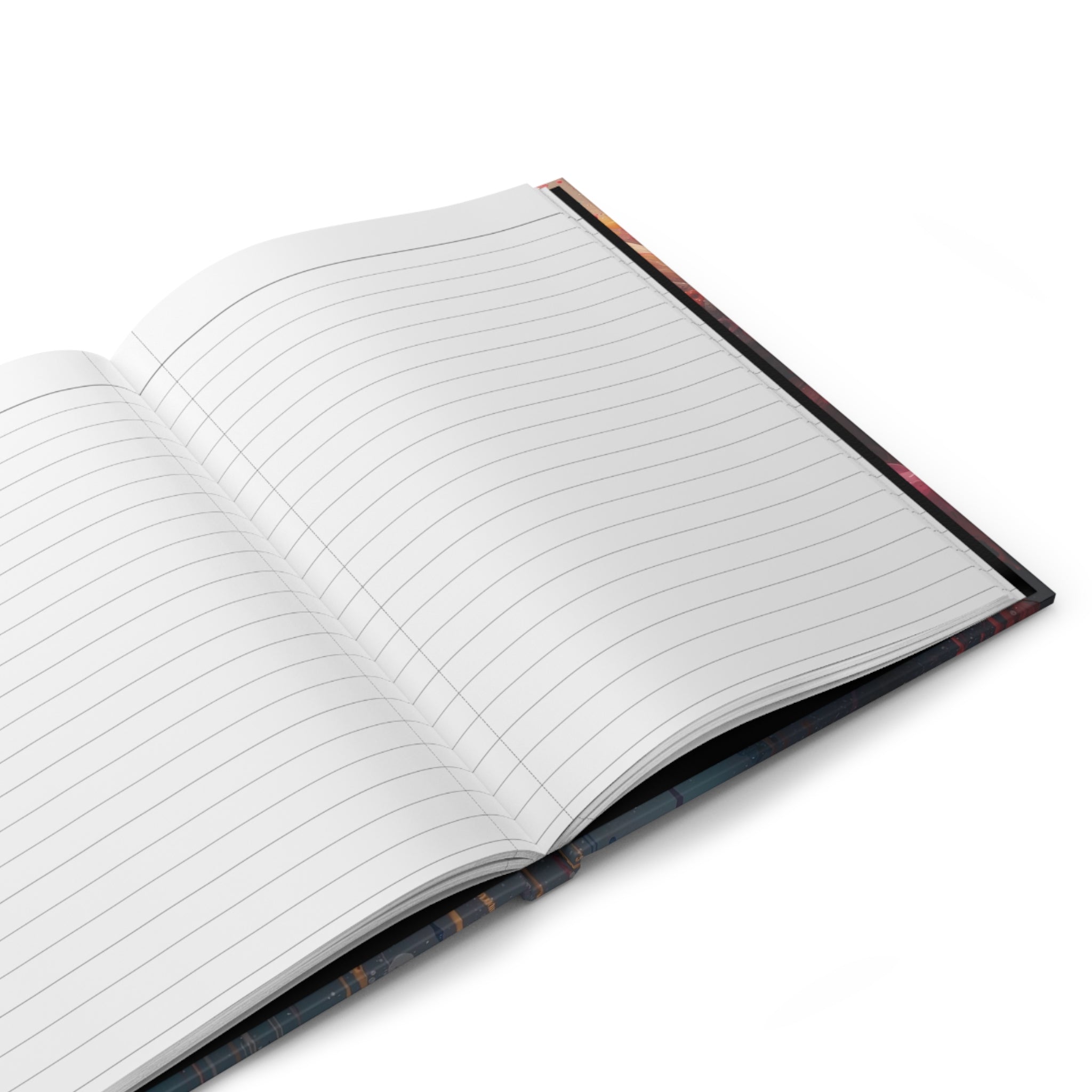 Spectrumdrip Hardcover Journal — Rainbow Drip Notebook