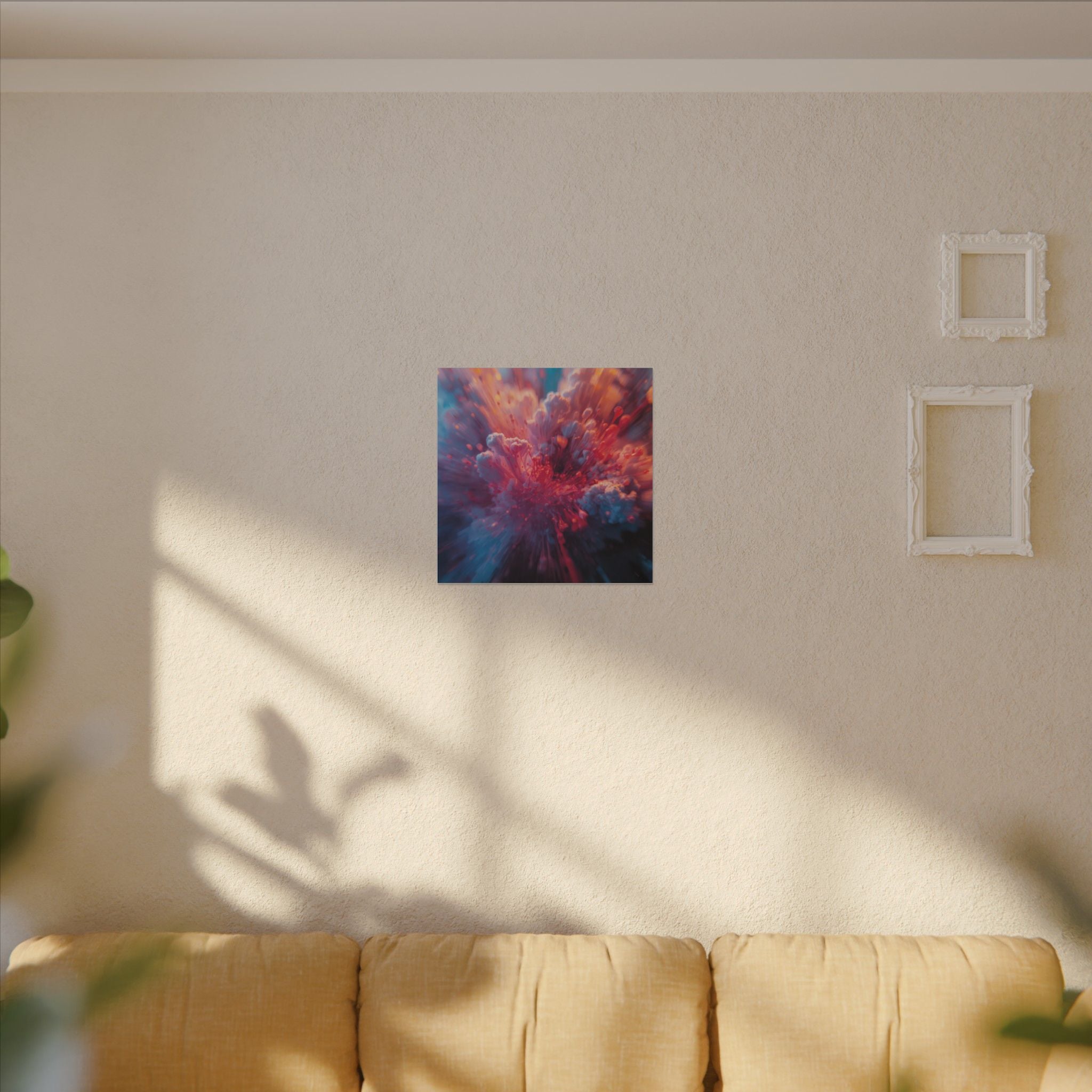 Vortexbloom Canvas Print — Radial Motion Burst Wall Art