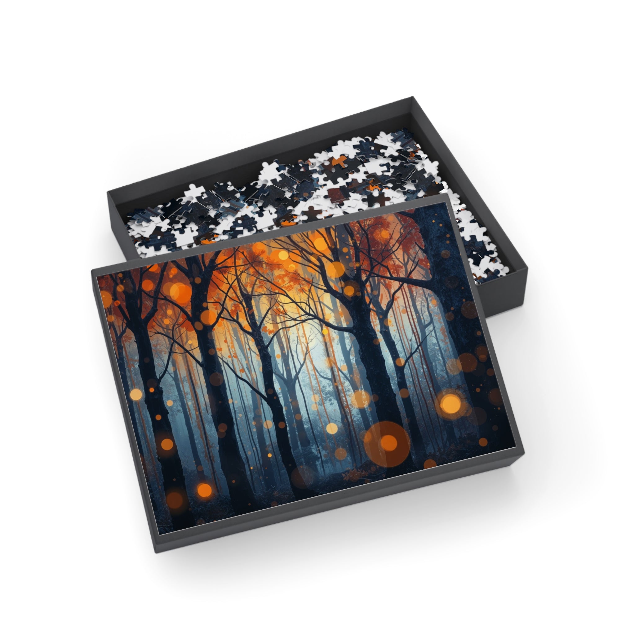 GLOW FOREST — 500-Piece Ethereal Luminous Forest Art Puzzle