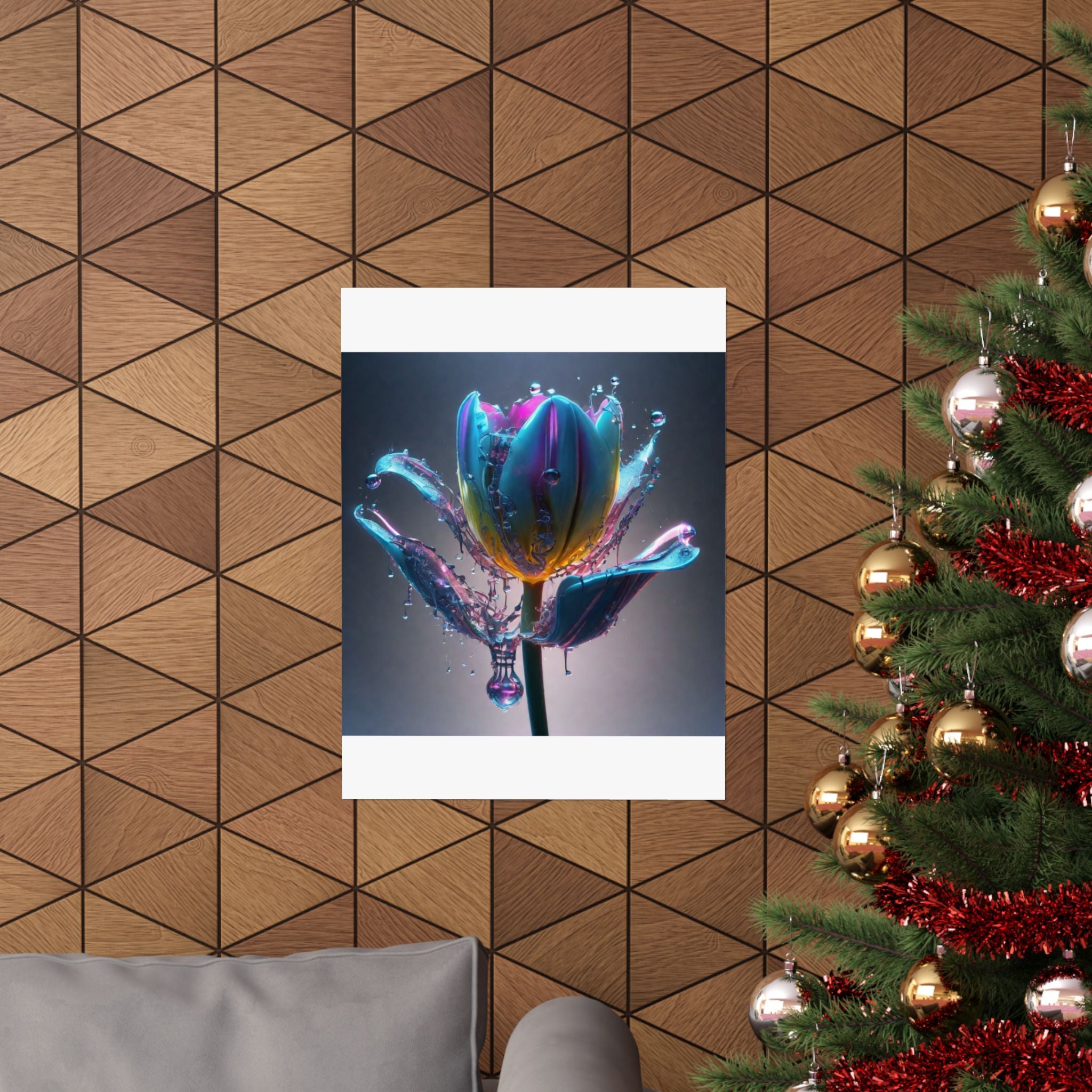 REFRACT — Abstract Art Poster by Scattercrate