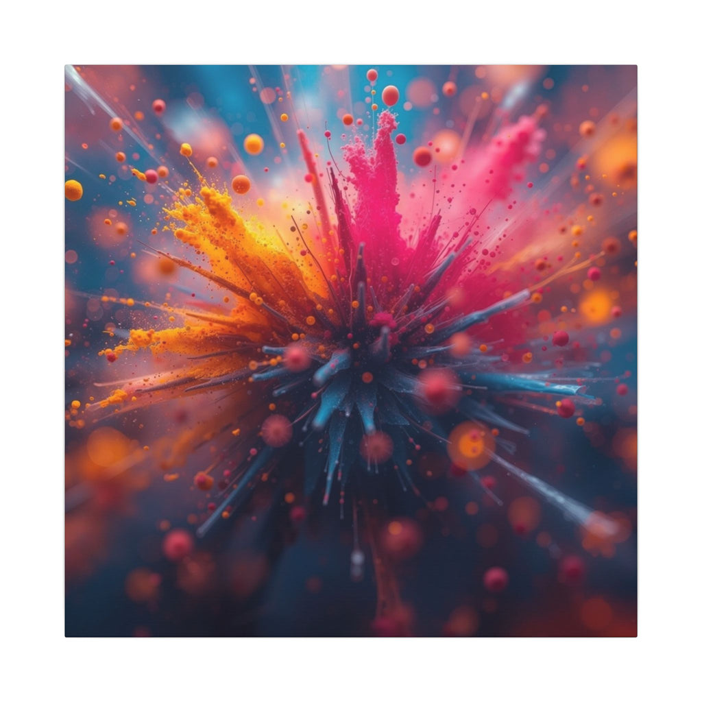 SPINEBLOOM — Abstract Canvas Wall Art
