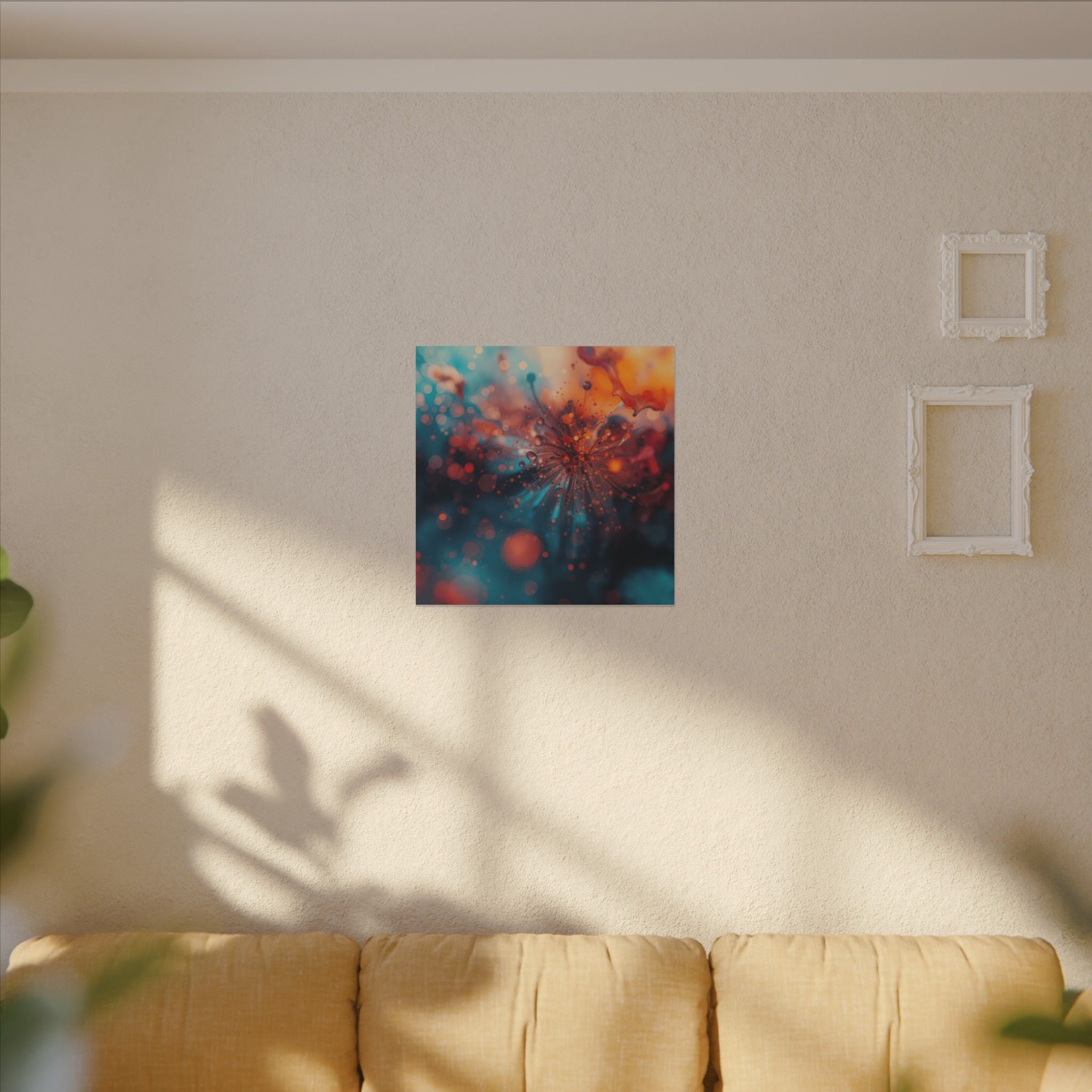 Sparkburst Canvas Print — Ember Starburst Wall Art