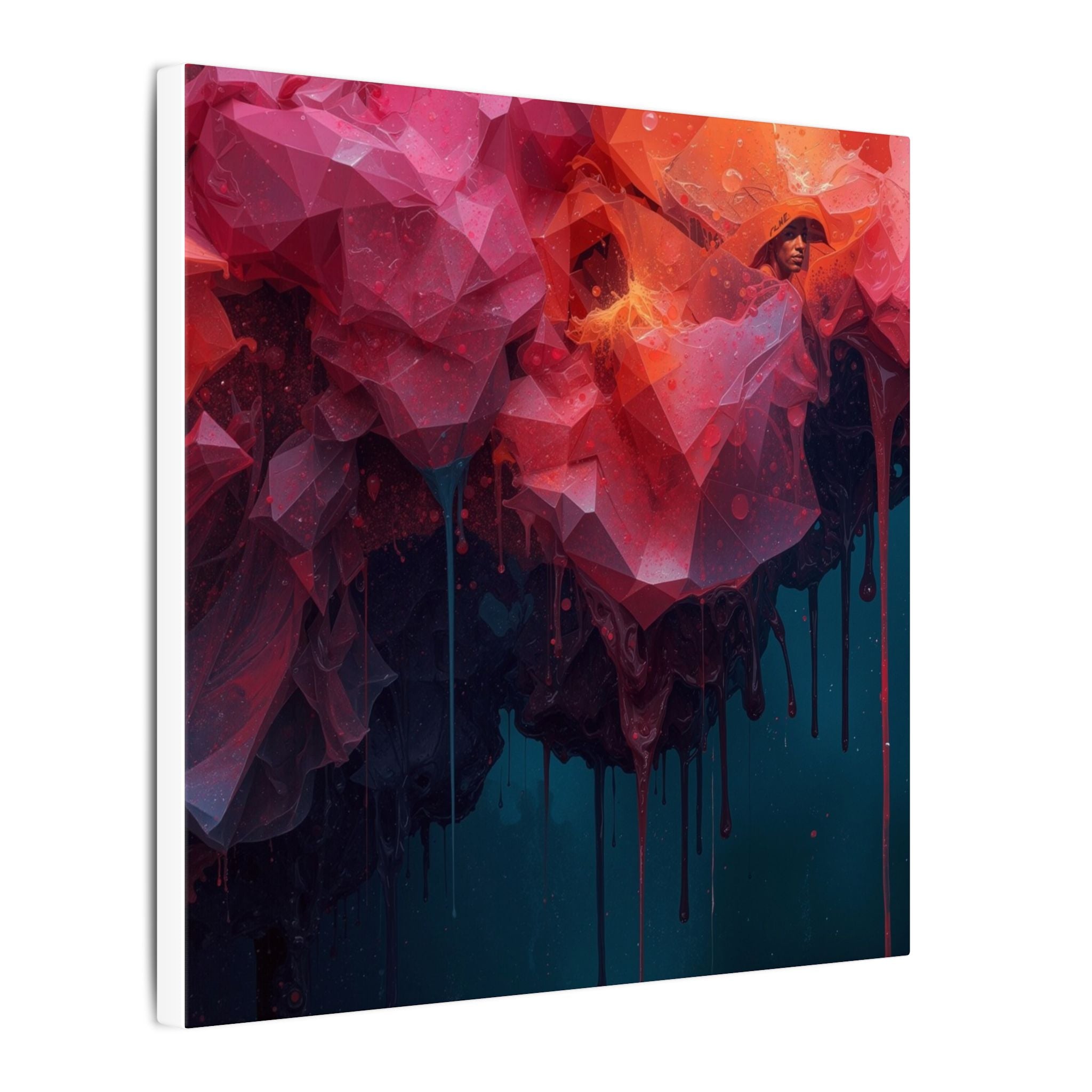 CRIMSONDRIP — Abstract Canvas Wall Art