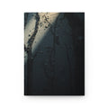MOONVEIL moonlit nocturne hardcover art journal by Scattercrate — moonlit blue moody forest notebook