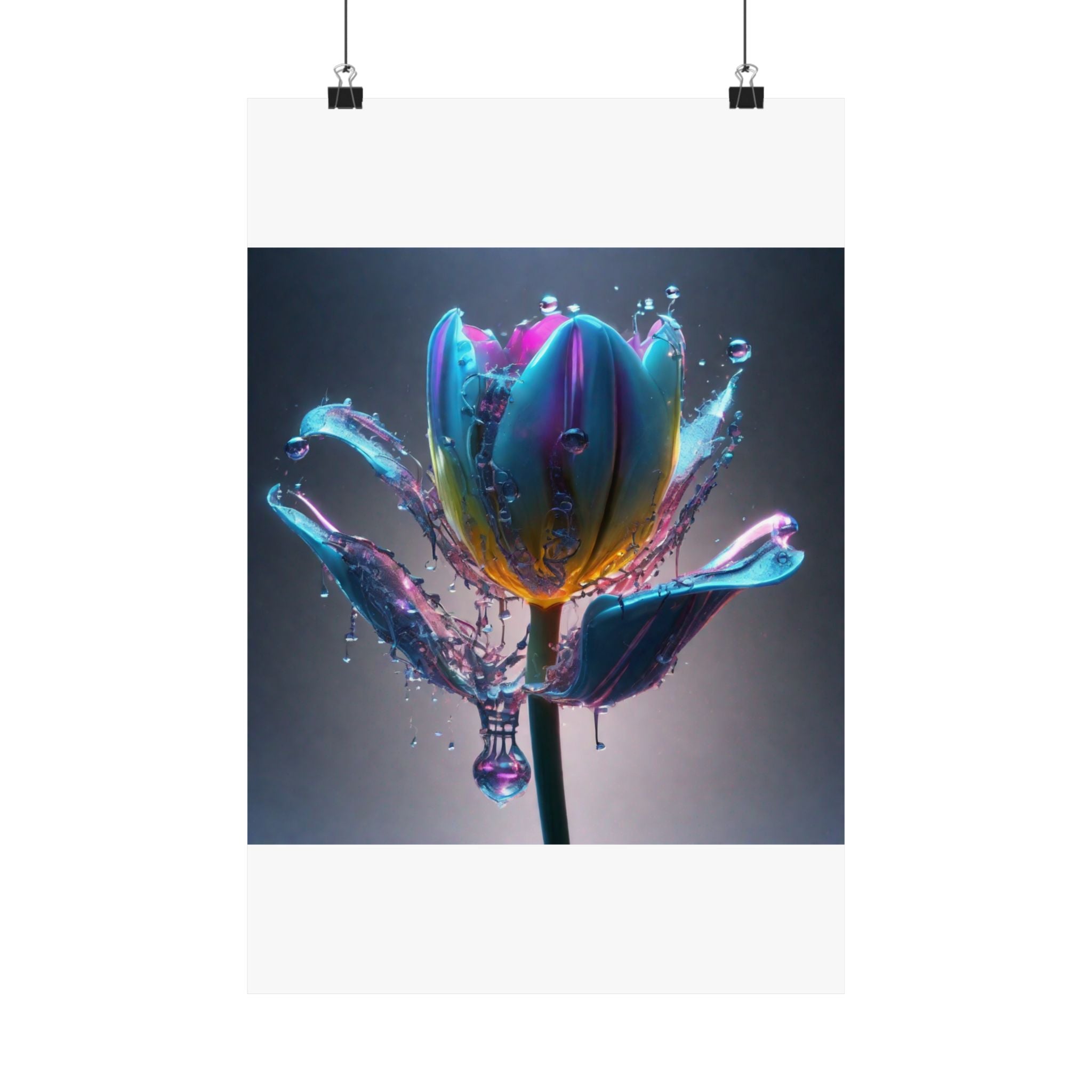 REFRACT — Abstract Art Poster by Scattercrate