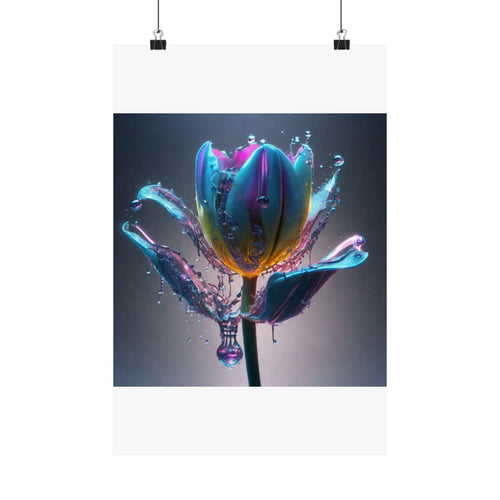 REFRACT — Abstract Art Poster by Scattercrate