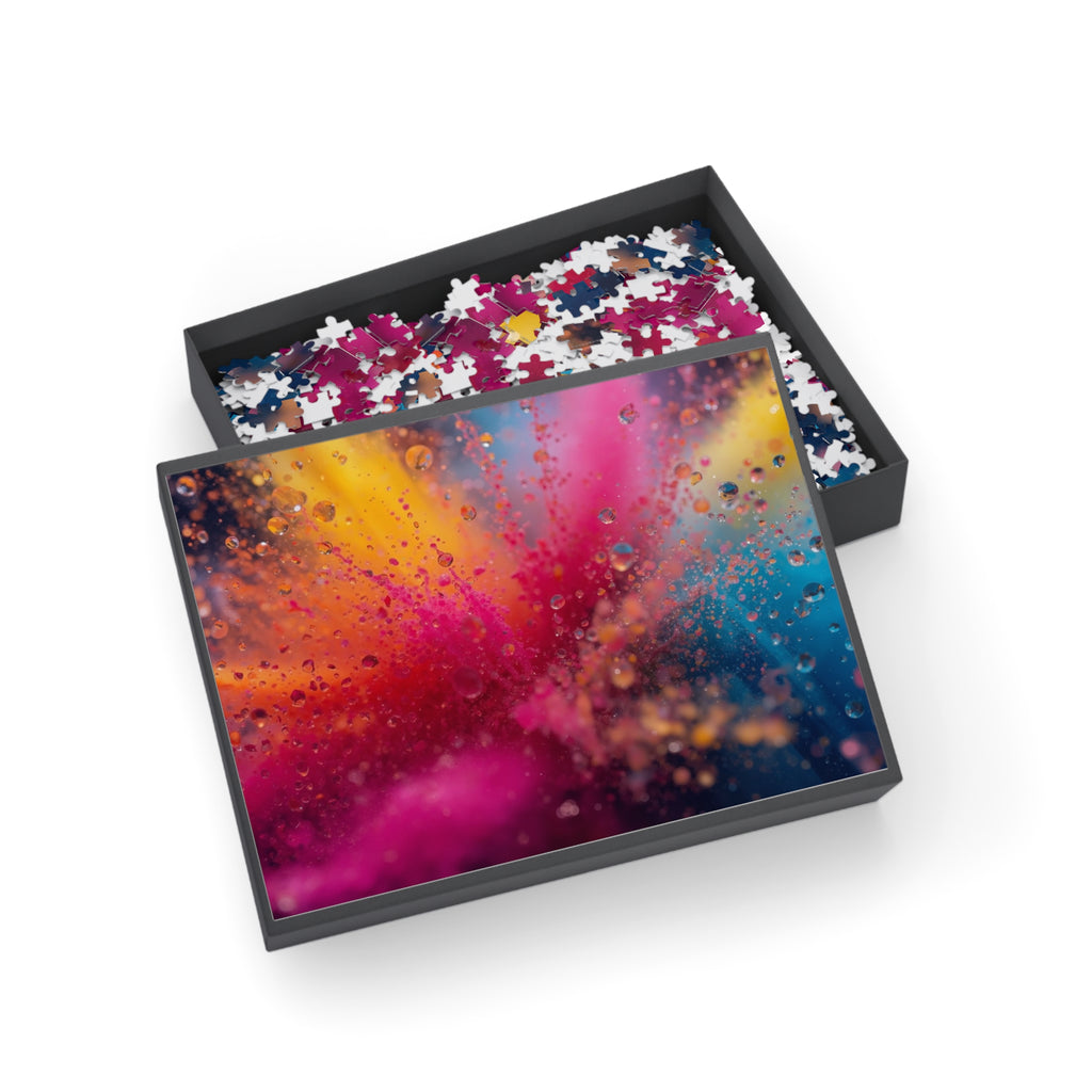 CHROMADRIFT art puzzle by Scattercrate — slow-drifting chromatic particle field