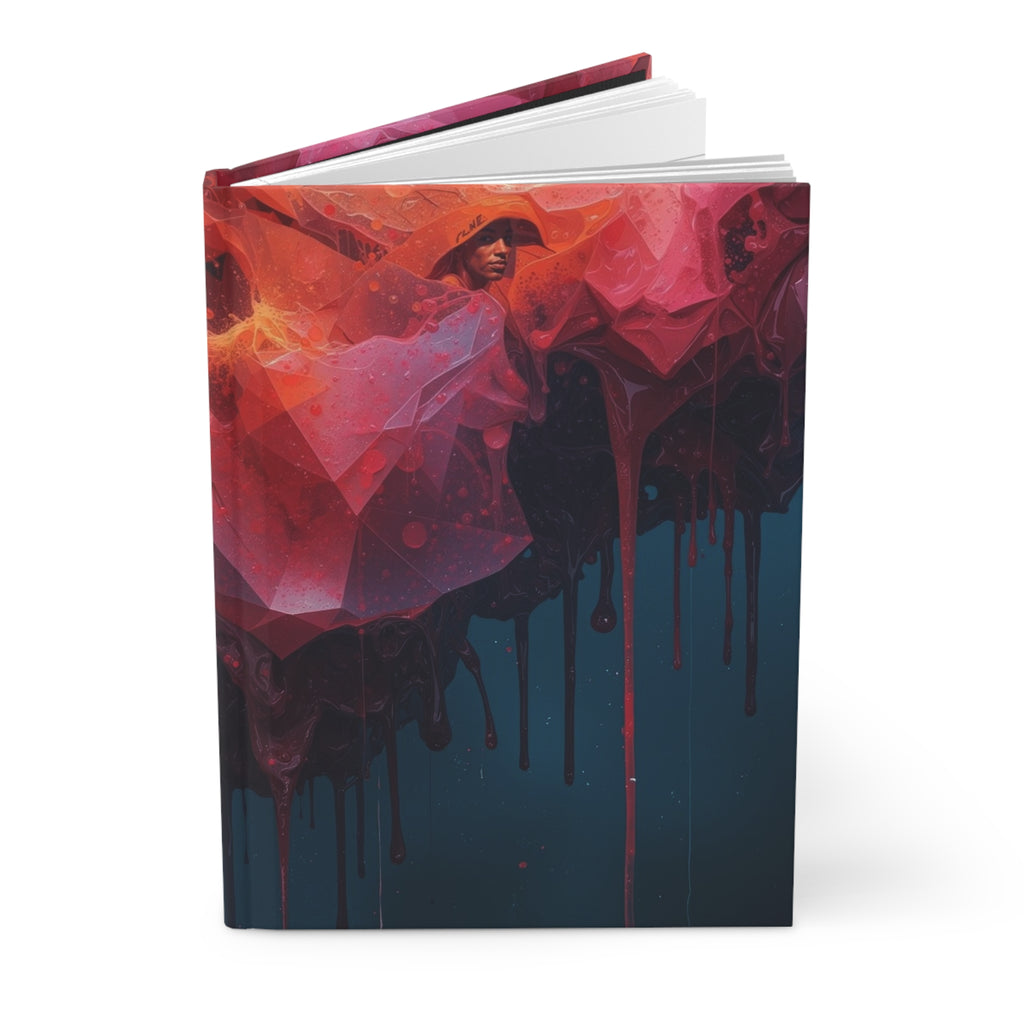 CRIMSONDRIP — Hardcover Abstract Art Journal