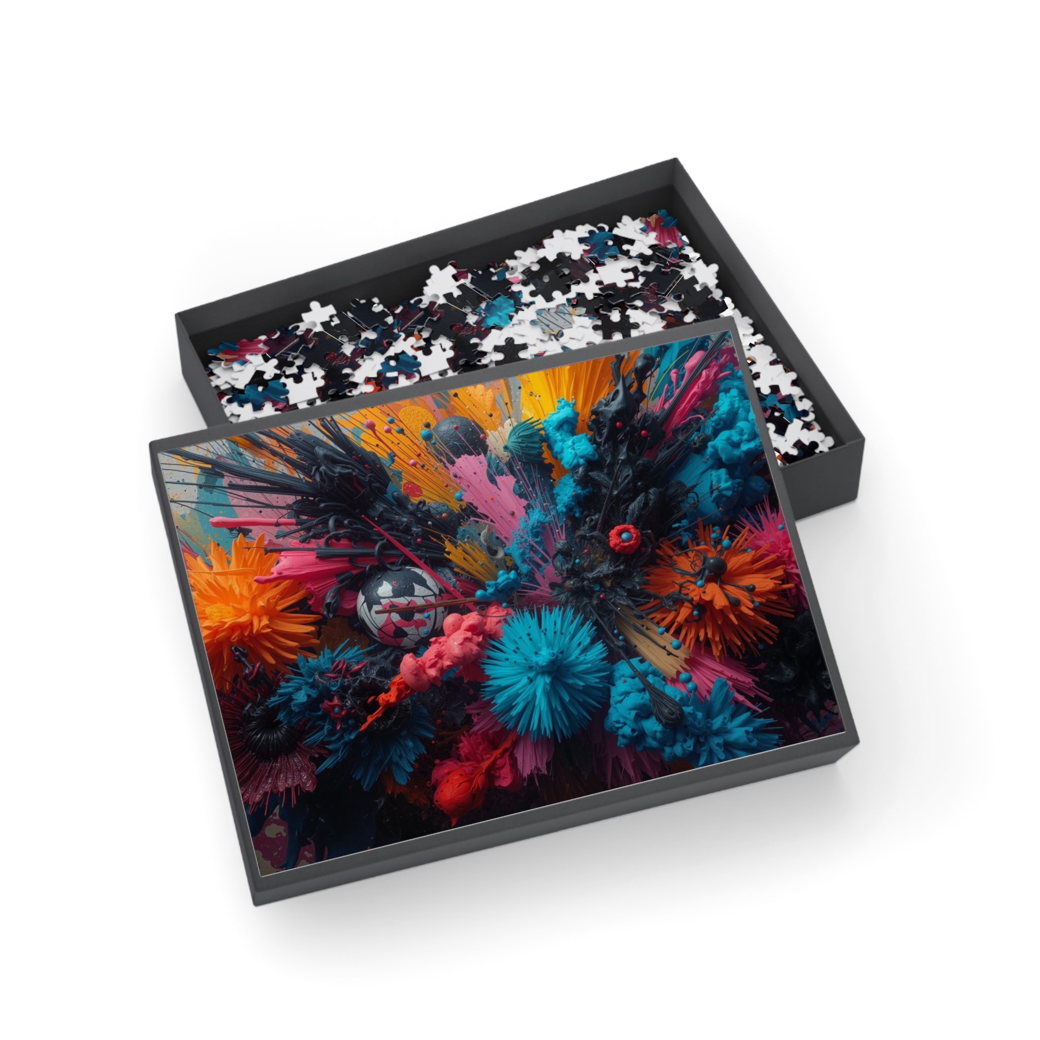 Radiantburst 500-Piece Jigsaw Puzzle — Radiant Color Burst Art