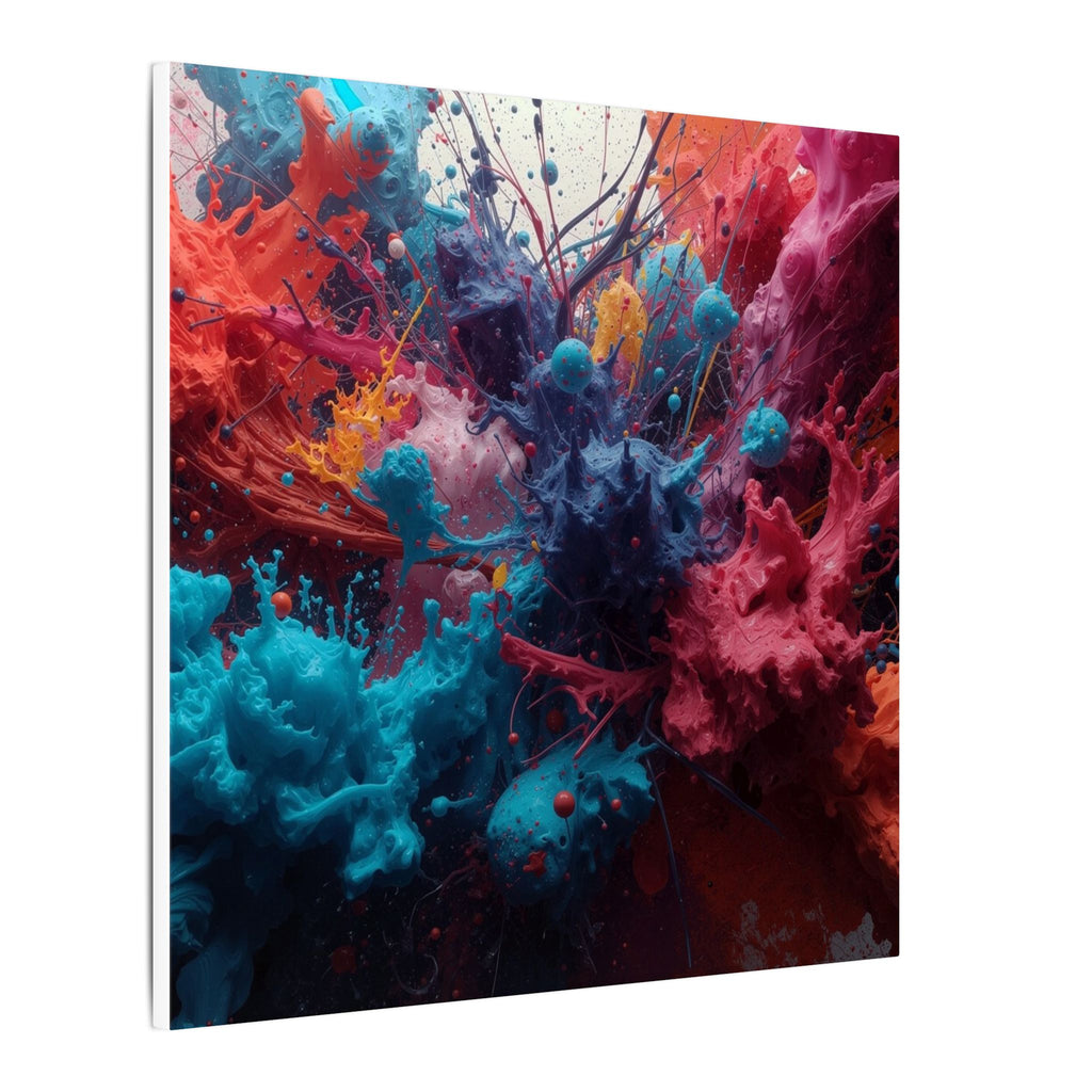 Saffronburst Canvas Print — Golden Ink Column Wall Art