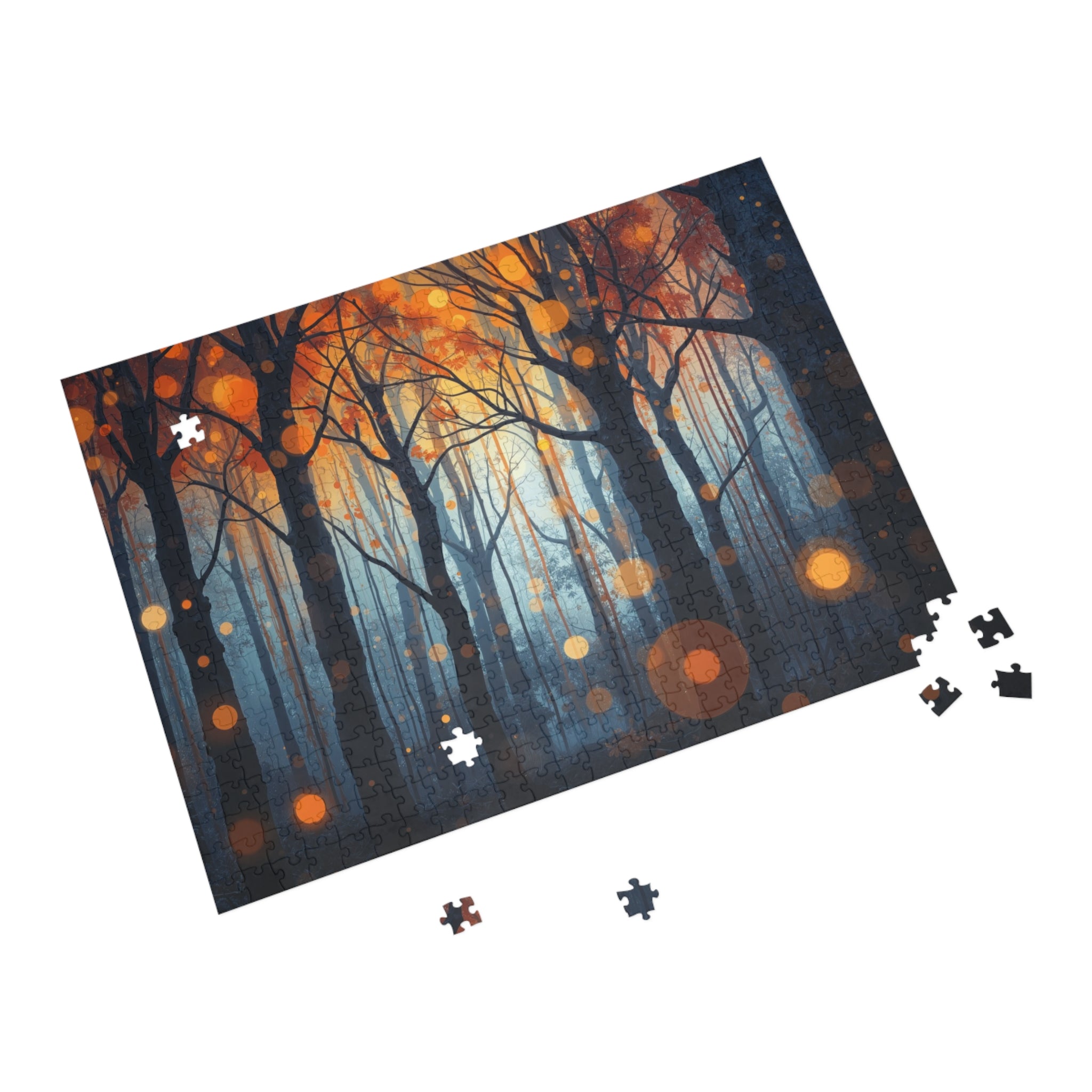 GLOW FOREST — 500-Piece Forest Lights Art Puzzle
