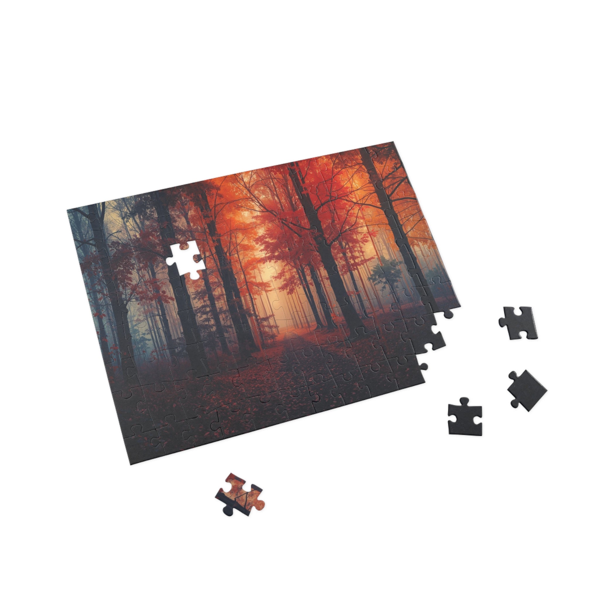 AMBER FOREST — 500-Piece Autumn Forest Art Puzzle