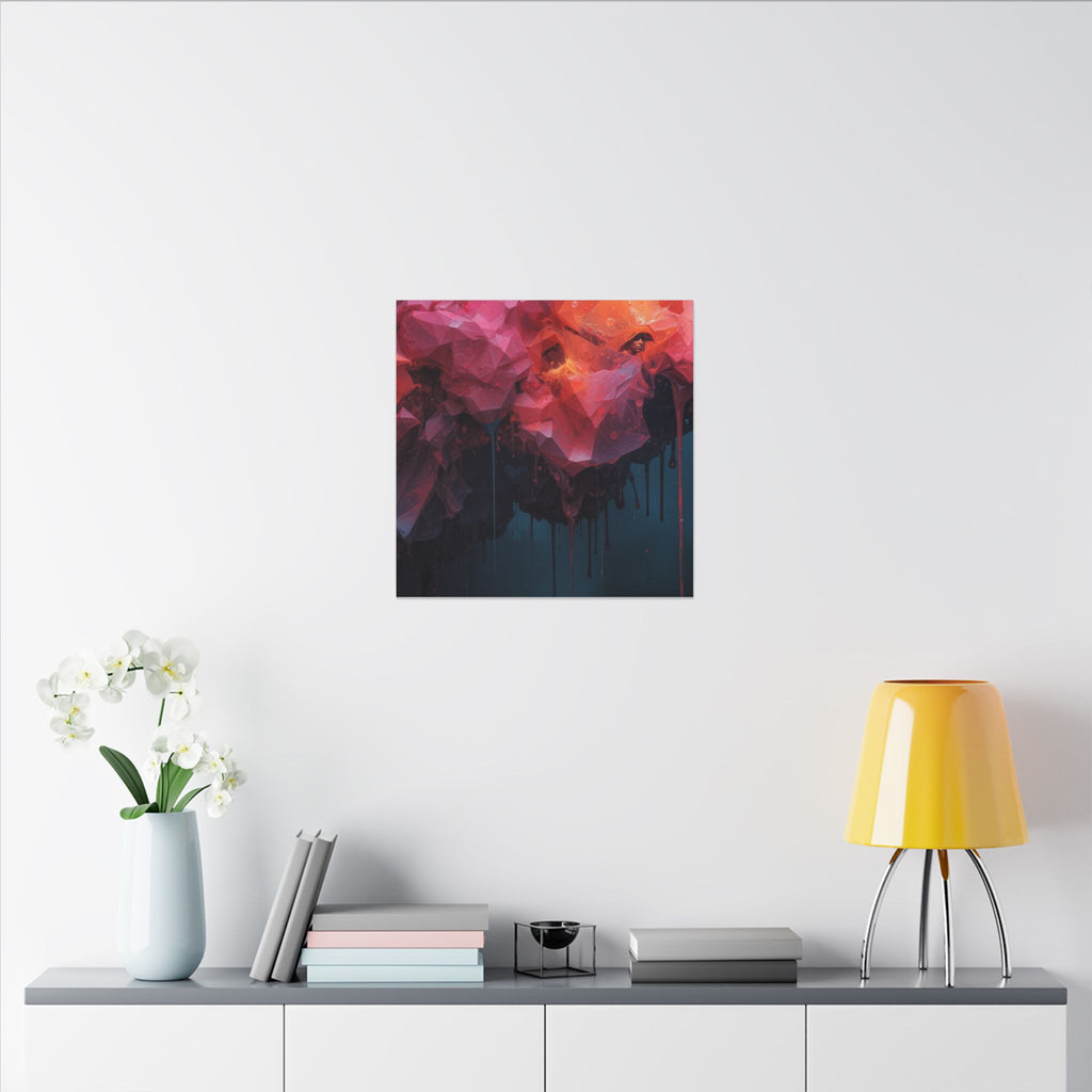 CRIMSONDRIP — Abstract Canvas Wall Art