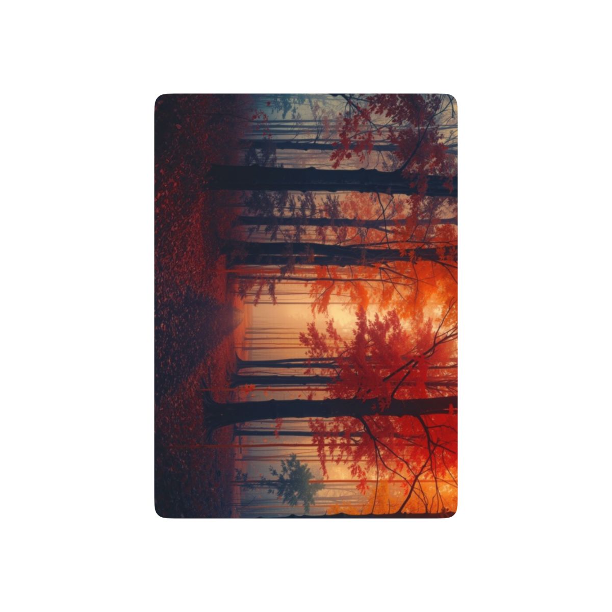 AMBER FOREST Playing Cards by Scattercrate — abstract deck