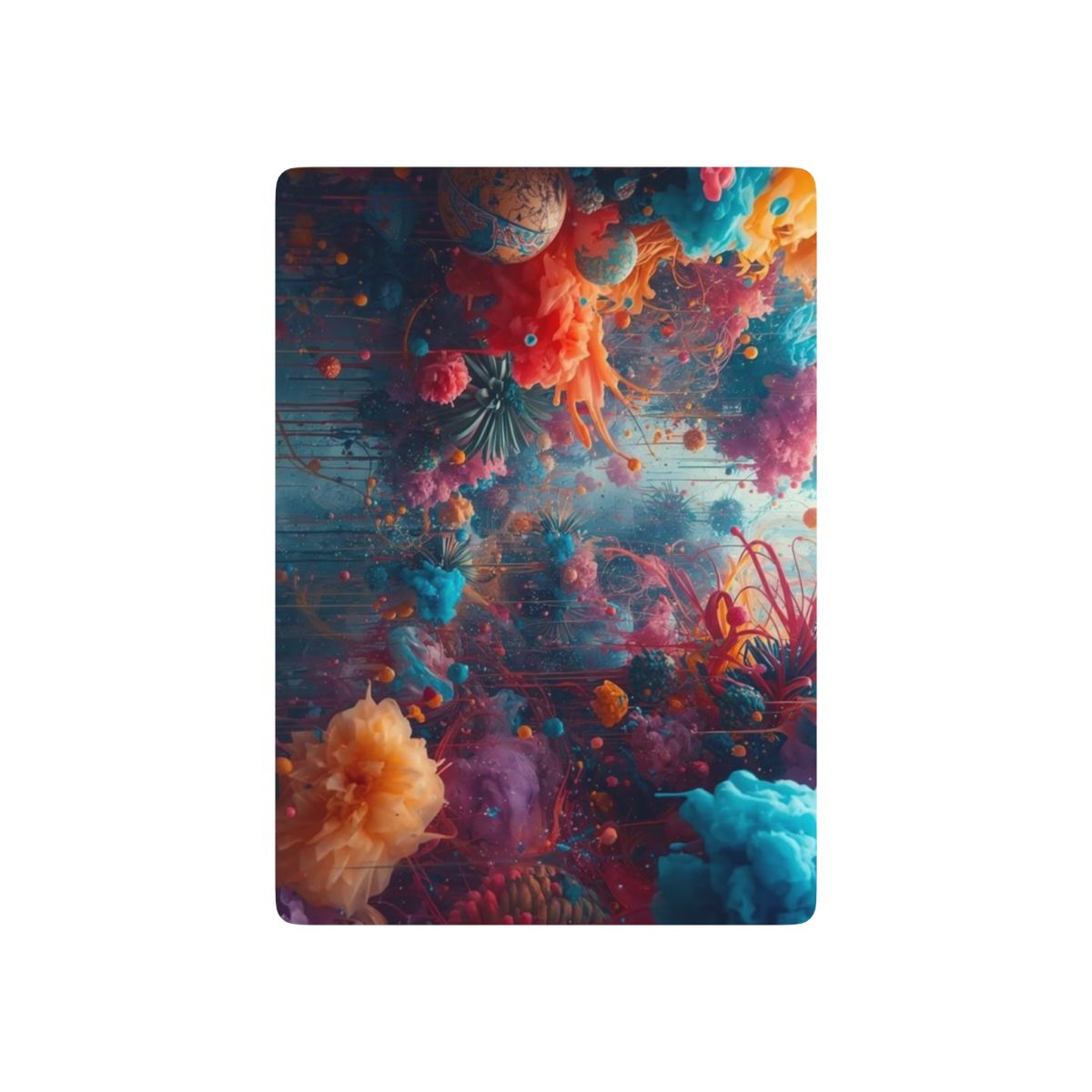 BLOOMSURGE Playing Cards by Scattercrate — abstract deck