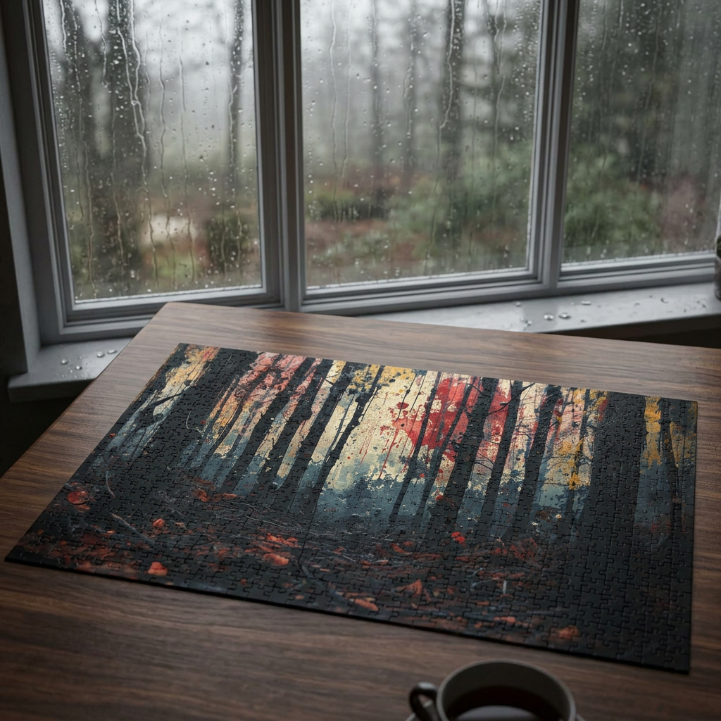 HUSHWOOD — Abstract Forest Art Puzzle