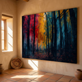 FAUVE — Abstract Forest Canvas Wall Art