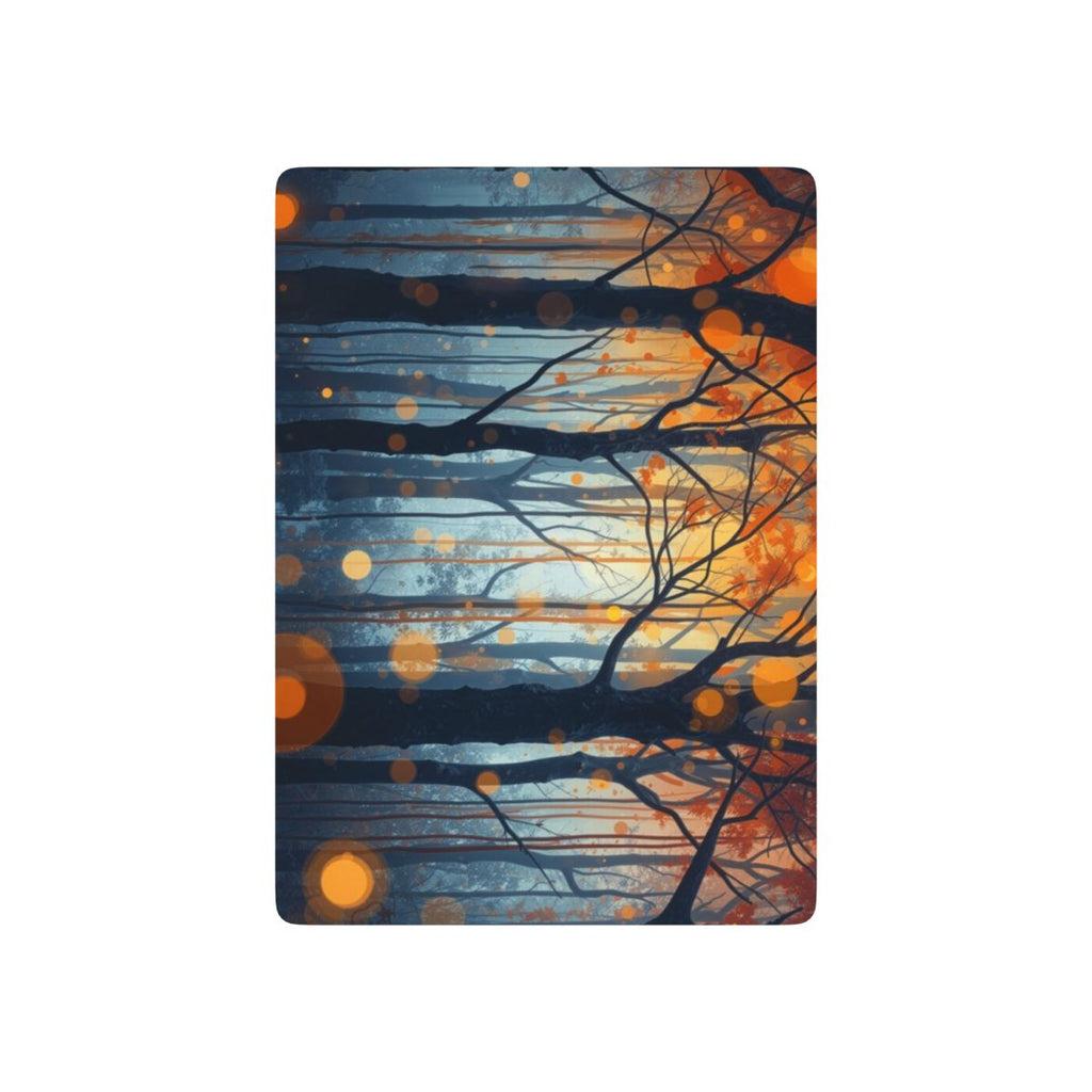 GLOW FOREST Playing Cards by Scattercrate — abstract deck