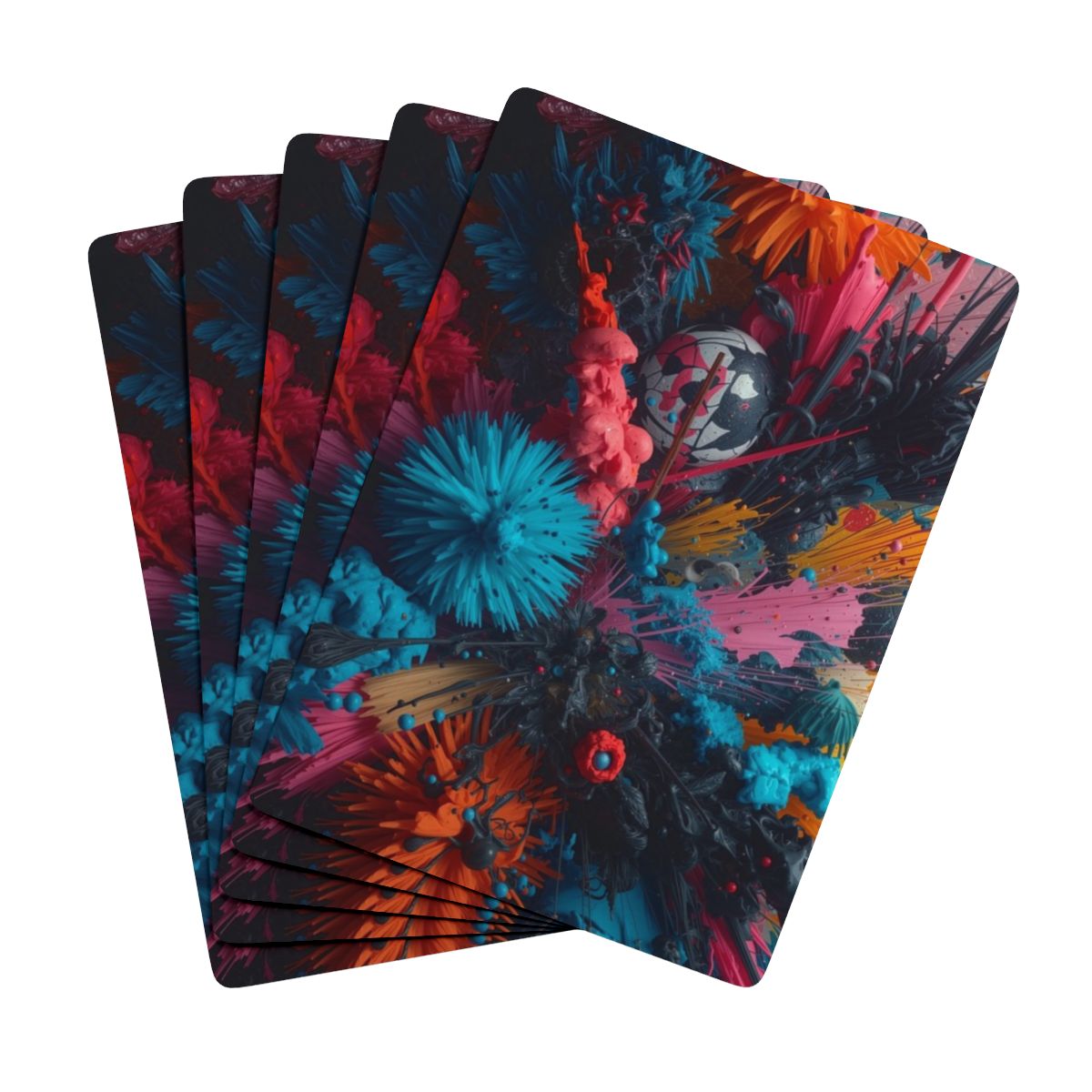 RADIANTBURST Playing Cards by Scattercrate — deck detail