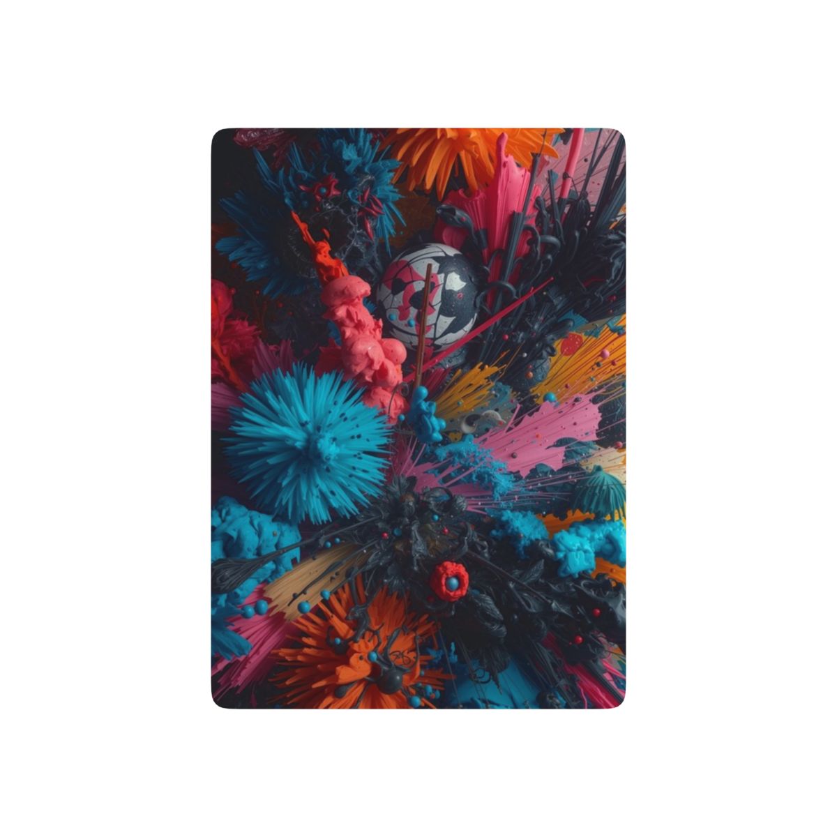 RADIANTBURST Playing Cards by Scattercrate — abstract deck